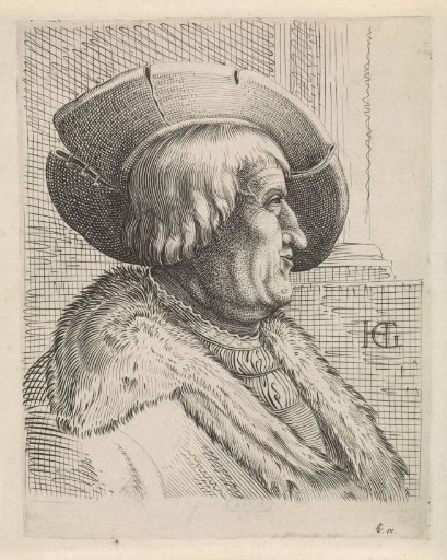 Portrait of an Old Man in Profile with a Hat