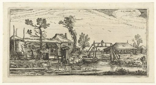 Farmhouse on a canal near Haarlem