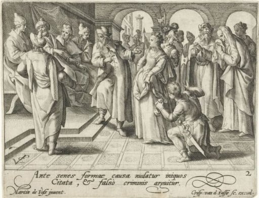 Susanna accused by the elders