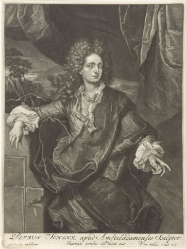 Self-portrait of Pieter Schenk