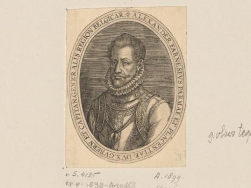 Portrait of Alexander Farnese
