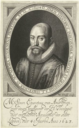 Portrait of Simon Episcopius at the age of 40