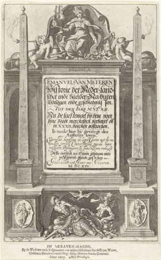 Allegory on the history of the Netherlands