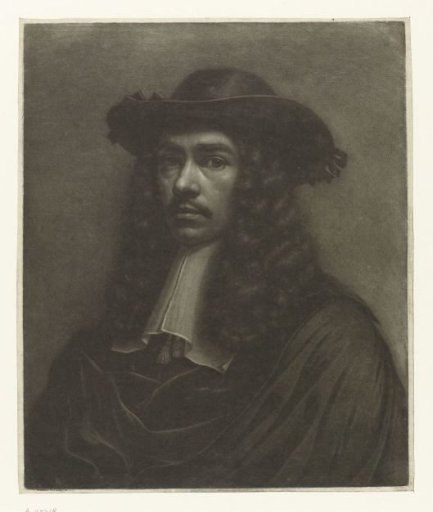 Self-portrait of Wallerant Vaillant with a hat