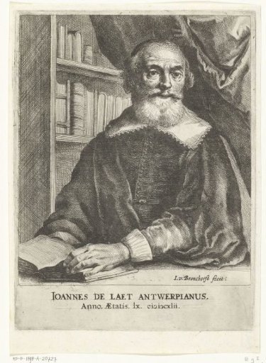 Portrait of Johannes de Laet at the age of sixty