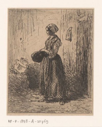 Peasant Woman with a Pan