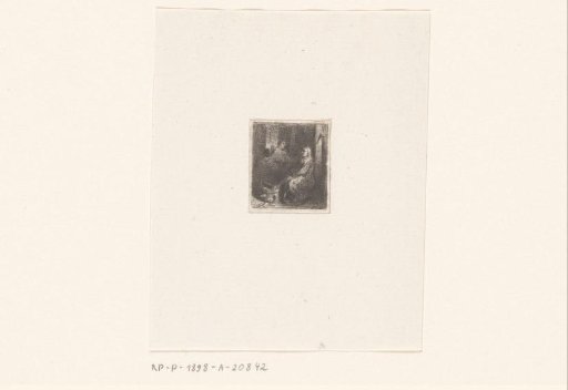 Seated woman