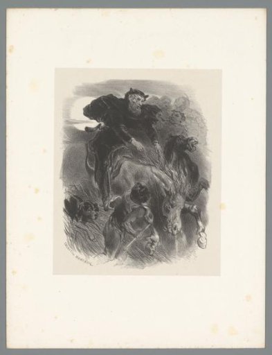 Man Passing on Horseback