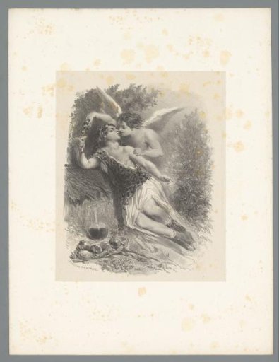 Man and Angel in an Intimate Pose