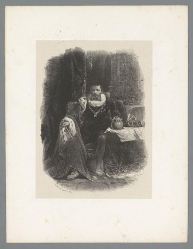 Seated man dressed as a prince