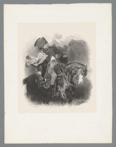 Man in uniform on horseback