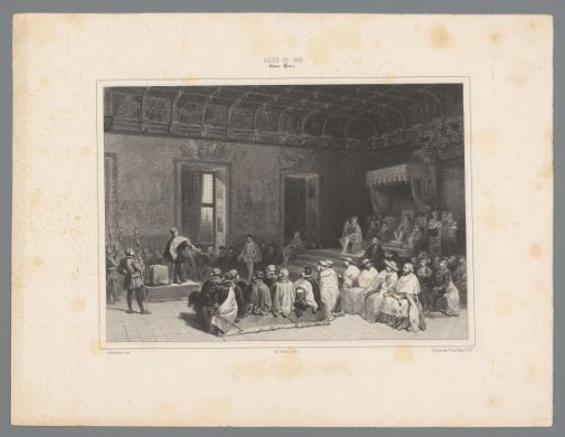 Louis of Bourbon-Condé at the court of King Francis II of France