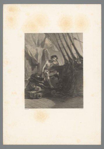 Young Man on a Cannon Aboard a Ship