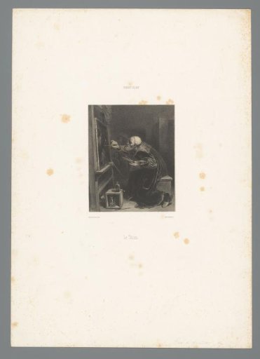 Titian painting his last work