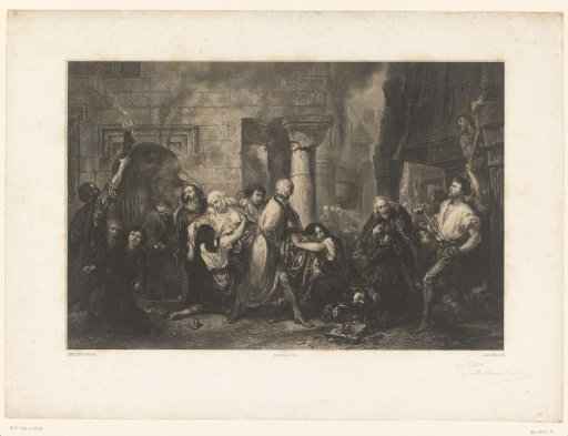 Fire in a Jewish quarter in London