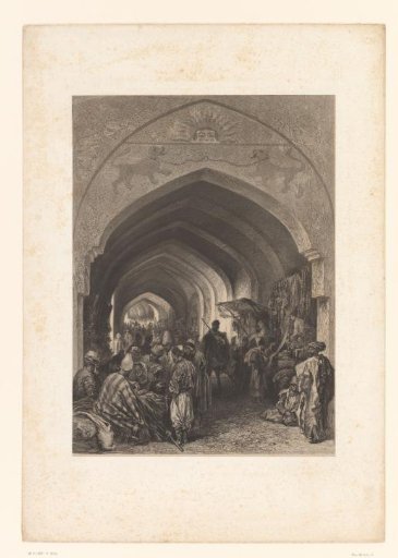View of a market at Yerevan