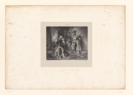 Torquato Tasso locked up in the madhouse