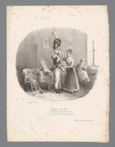 Two women and a soldier in uniform