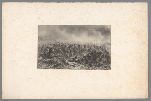Last attack at Waterloo