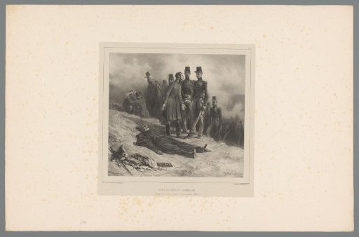 Body of General Damrémont during the siege of Constantine, 12 October 1837