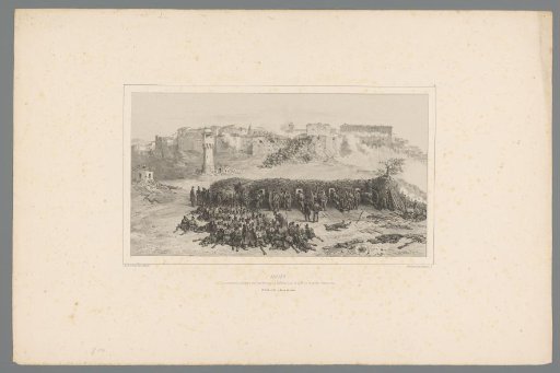 French soldiers attacking Constantine, 13 October 1837