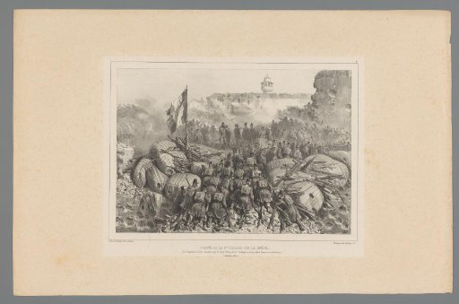 French soldiers at the outskirts of Constantine, 13 October 1837