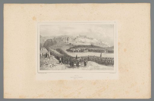 Procession of the French army after the capture of Constantine, October 1837