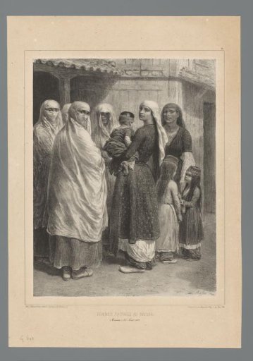 Veiled Tatar women with three children, 26 August 1837