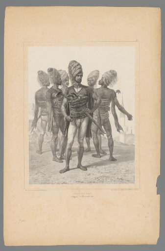 Turkish men recruiting soldiers, 10 November 1837