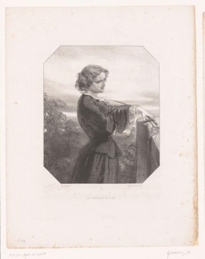 Young Woman in Riding Habit with Whip