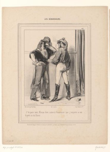 Two Fashionable Riders Bet with Each Other