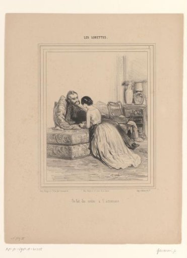 Woman making a proposal to her husband