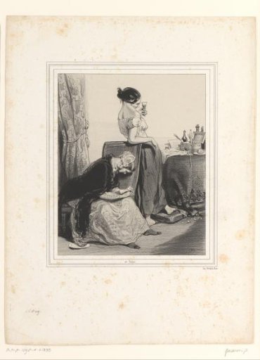 Woman with a glass of wine talking to a woman with a book