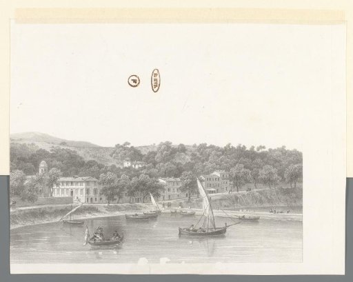 River view with houses and boats
