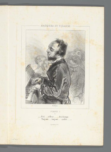 Singing pianist performing