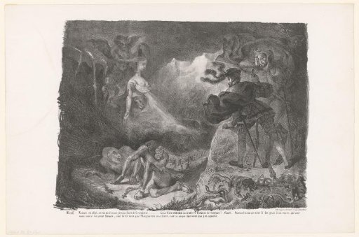 Faust Sees a Vision of Gretchen on the Blocksberg