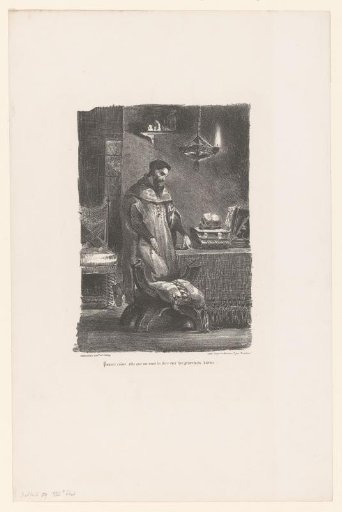 Faust in his Study