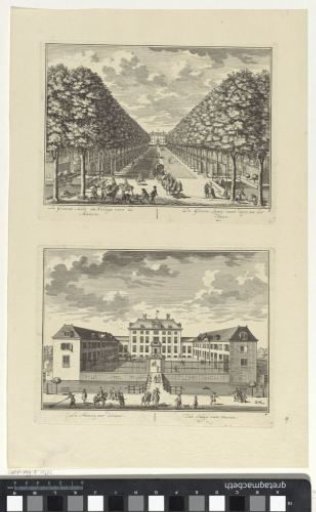 Grand avenue to Slot Zeist / Front view of Slot Zeist