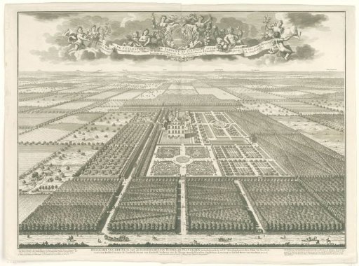 View of Zuilenstein Castle at Leersum and the Surroundings from Above
