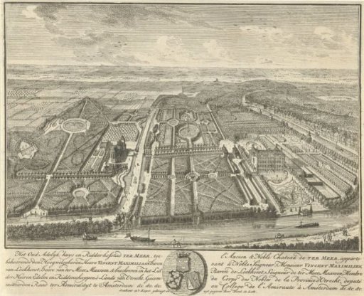 Bird's-Eye View of Huis ter Meer at Maarssen