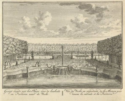 Pond in the Garden of Huis ter Meer at Maarssen