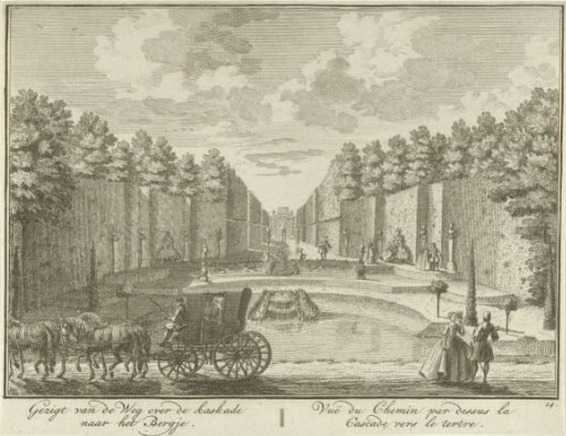 View of a Pond in the Garden of Huis ter Meer at Maarssen