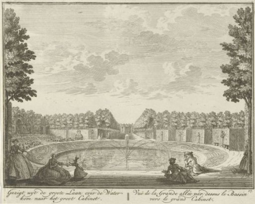 Basin in the Garden of Huis ter Meer at Maarssen