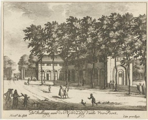 Stables on the north side of Soestdijk Palace