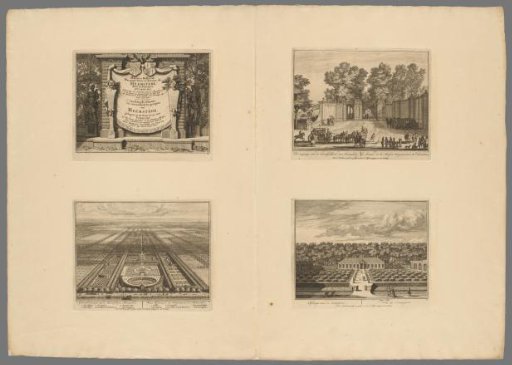 Garden monument / Heemstede Estate in bird's-eye view / Entrance to Heemstede Estate / Orangery