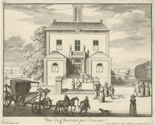 Front Facade of Castle Gunterstein, Breukelen