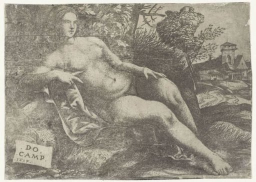 Reclining Venus in a Landscape