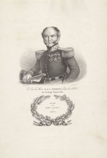 Portrait of Commander Bernardus Johannes Cornelis Dibbets