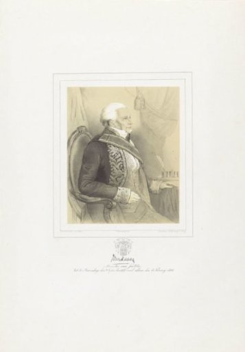 Portrait of Minister Cornelis Felix van Maanen