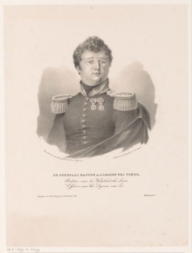 Portrait of Andries Jan Jacob baron des Tombe